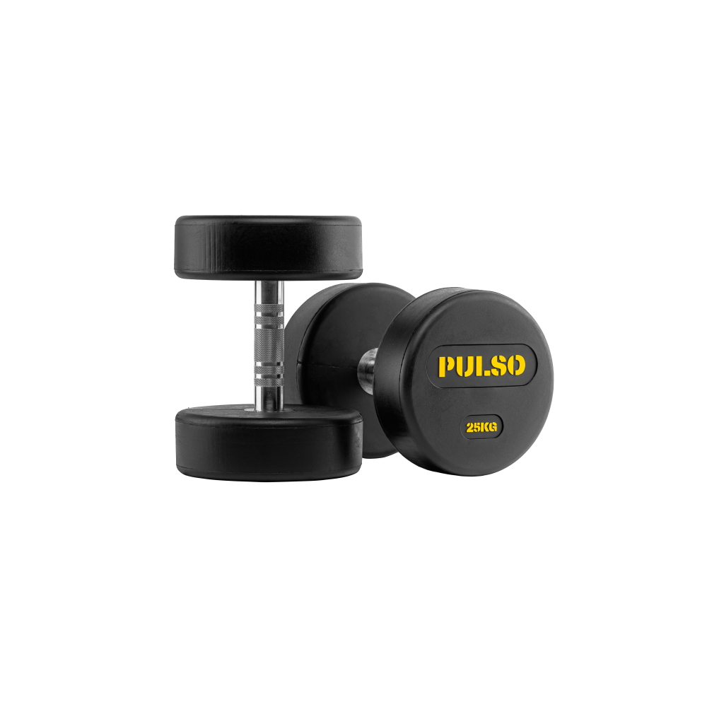 RAD25 Rubber dumbbell 25 kg